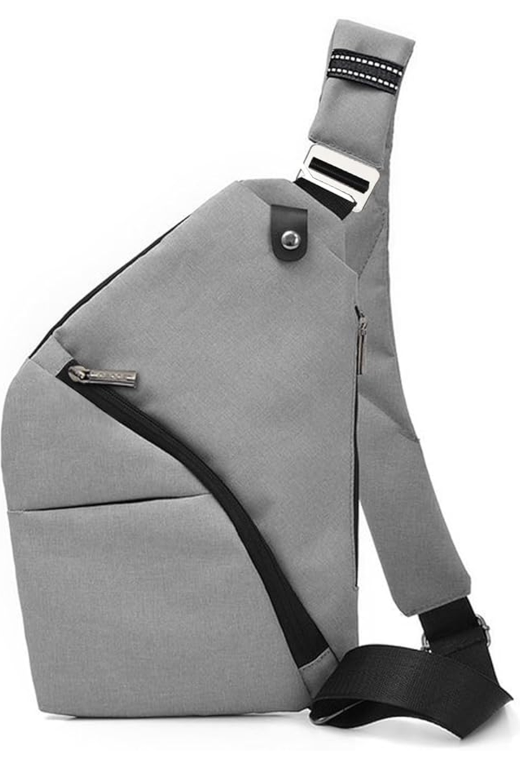 Travel Anti Pickpocket Purses, Slim Carry Crossbody Bag for Women & Man Travel Safe, Waterproof