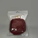 Compatible with Powerbeats Pro, Soft Silicone Case with Gold Heart Pattern for Powerbeats Pro Case with Cute Butterfly Keychain for Girls Women (Burgundy)