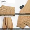 GINGTTO Men's Harem Pants with Pockets Japanese Hippie Joggers for Men Baggy (Brown, XL)