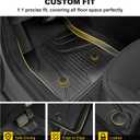 Original 2024 2025 2026 Trax Floor Mats for Chevrolet/Chevy Trax LS/1RS/LT/2RS/ACTIV Models - TTX LIGHTING Floor Liners Custom Fit 2025 2026 Chevy Trax 1st and 2rd Row Car Mats Interior Accessories