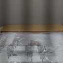 Mobile Standing Desk, Pneumatic Adjustable Rolling Desk(31.5 Inches), Portable Laptop Desk with Wheels, Overbed Bedside Table Laptop Table for Couch, Home, Office, White (32")