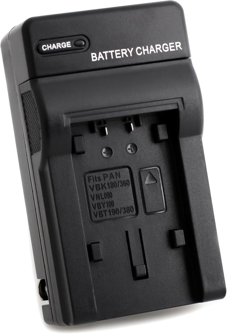 Norifon VW-VBK180 Wall Charger for Panasonic HDC-HS60, HDC-HS80, HDC-SD40, HDC-SD60, HDC-SD80, HDC-SD90, HDC-TM60, HDC-TM80, HDC-TM90, SDR-H100, SDR-H85, SDR-S50, SDR-T50 and More with Foldable Plug