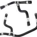 Engine Heater Hose Set Assembly Compatible with Chevy Buick GMC Vehicle 2007-2017 Enclave Acadia Traverse Replace Inlet and Outlet Bypass Hoses Replace# 20765678 25862087 25862088 626-562