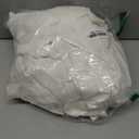 MYSKY HOME Natural Linen Living Room Curtains, Semi Sheers Light Filtering Back Tab Privacy Drapes for Patio Pergola Gazebo Nice Vertical Elegant Style, Beige White, 100 x 95 Inches, 1 Panel