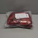 Tongtta Long Wavy Red Heat Resistant Synthetic Cosplay Wig with Braided Buns Halloween Costume Women Wig for Party (24 Inch), Pack of 3