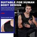 Weighted Vest Set 44LB for Men & Women, Adjustable Workout Weight Vest with Steel Plates, Weighted Training Vest with Wrist Weights and Ankle Weights for Strength Training, HIIT, Rucking & Cardio