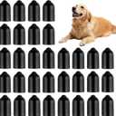 36Pcs Dog Shock Collar Rubber Tips Column Conductive Rubber Sleeve Prong Collar Cover Replacement Silicone Covers for Dog Training Collars Anti Bark Collars Silicone Caps