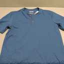 MAGCOMSEN Men's Henley Short Sleeve Shirt UPF 80+ Lightweight T-Shirts Moisture Wicking Tee Casual Summer Basic Solid Shirt (Blue, S)