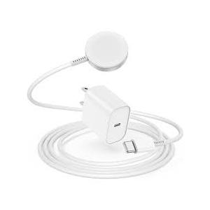 Magnetic Charging Cable for Apple Watch Charger,[USB A Port] Wireless iWatch Charger Cables Compatible with iWatch Series Ultra/10/9/8/7/6/SE/SE2/5/4/3/2[3.6FT/1.0M],White