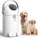 Indoor/Outdoor Pet Waste Station Advanced Odor-Seal Dog Poop Trash Can with Locking Lid, Portable Handle & Works with ANY Bag No Expensive Refills Ever!