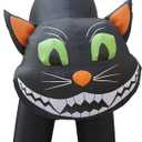 20 FT Huge Lighted Halloween Inflatable Black Cat Lights Outdoor Indoor Holiday Decorations, Blow up Lighted Yard Decor, Giant Lawn Inflatables Home Family Outside Dcor