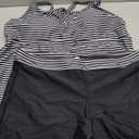 Daci Women's Plus Size Tankini Swimsuit - Two Piece Bathing Suit with Shorts Tummy Control Swimwear with V-Wire 2025, Striped