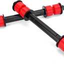 KSP 0-3" Sway Bar End Link for Silverado Sierra 2500HD 3500HD 2001-2019,Enhanced Adjustable Stabilizer End Link Bar fit Silverado Sierra 1500 0-3in Lift Height, Aftermarket Sway Bar Replacement Stock