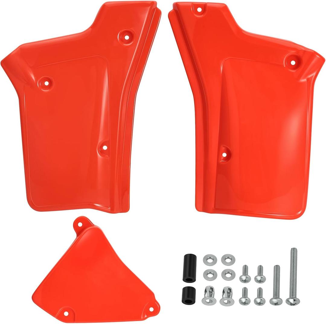 M MATI Side Panels Covers Left & Right Set for Honda XR250R 1984-1985 XR200R 1984-2002 - Red - 172A2-KK0-000ZA 83510-KK0-000ZA