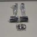 12 Pack - 12 inch Black Hidden L Shelf Bracket (1/5 Inch Thicked) Iron Floating Shelf Brackets Rustic Industrial Metal Brackets for Shelf Support