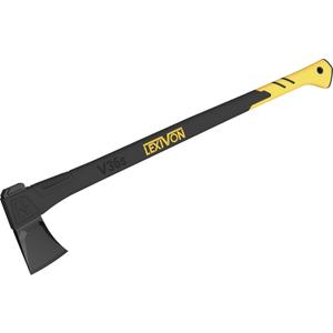 LEXIVON Wood Splitting Axe, Hatchet for Camping 36" - Ideal for Chopping, Tree-Felling and Firewood | Grade-A Carbon Steel, Fiberglass Handle & Ergonomic Grip | Protective Sheath Included (LX-V36S)