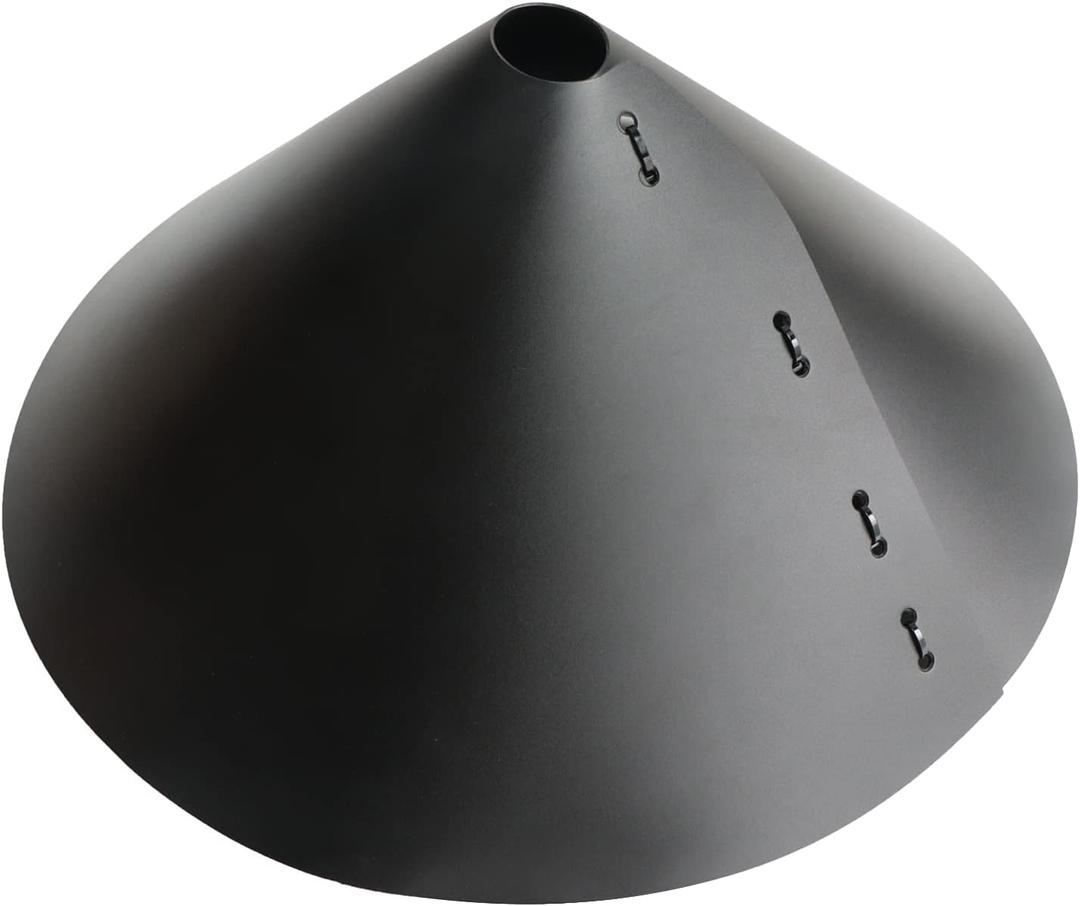 Kunjocy Wrap Around Squirrel Baffle, 16inch Bird Feeder Protects Hanging Bird Feeders & Poles, Durable, Not-Rust Plastic