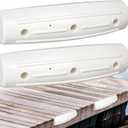 Dock Fender Bumpers, Boat Dock Bumpers Straight-Edge Marine Fenders Side Guard, Soft UV-Resistant Marine 17-Inch, Horizontal Protection,Inflatable