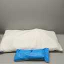 DreamyBlue Signature Pillow w/Adjustable Loft  Shredded Memory Foam Fill  Neutral Alignment for Side, Back, and Stomach Sleepers  Washable Bamboo Rayon Cover  CertiPUR-US Certified Foam (King) (King (Pack of 1))