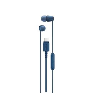 Sony IER-EX15C USB-C Plug, Wired in-Ear Headphones for iPhone and Android Phones, with Built-in Multi-Function Button, Volume and Mic Control, Supports USB Audio Class 1.0 Devices, Blue