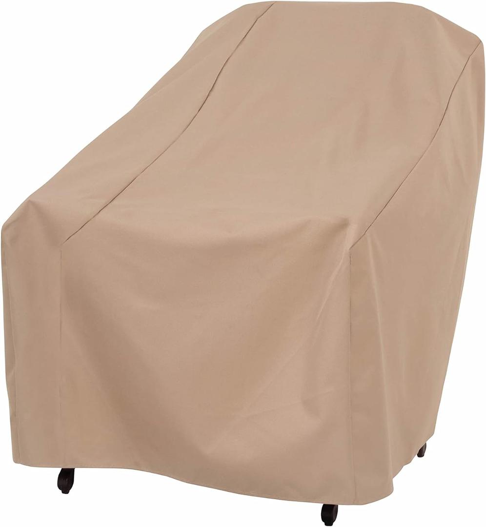 Modern Leisure Basics Patio Chair Cover - Weather-Resistant Fabric - Furniture Protection Perfect for Patio, Deck, and Porch - 33" L x 34" W x 31" H - Khaki Modern Leisure Basics Patio Chair Cover - Weather-Resistant Fabric - Furniture Protection Perfect for Patio, Deck, and Porch - 33" L x 34" W x 31" H - Khaki