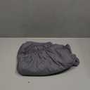 Wrap Around Dust Ruffle Bed Skirt - Dark Grey - Twin/Twin XL Size Beds with 15 Inch Drop - Elastic Strap - Adjustable Pleated Bedskirt with Brushed Fabric and Wrinkle Free - Women, Men, Kids & Teens