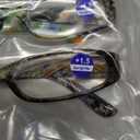 Gaoye 1.5 Readers for Women, Blue Light Blocking Reading Glasses, Stylish Reading Glasses for Women in 4 Patterns (Flowers)