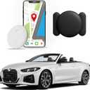GPS Tracker for Vehicles,Mini Portable GPS Tracker Hidden Magnetic Tracker Real-Time Tracking Global Coverage for Car,Pets,Elderly,and Kids No Subscription No Monthly Fee No SIM Card Required