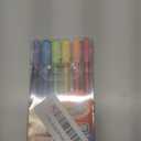 Glitter Gel Pens, 6 Pack Glitter Pens For Adults Coloring Books, 1.0mm Point Colored Pens, Large Capacity Ink Pens for Coloring, Writing, Drawing, Journaling, Note Taking, Office, Home