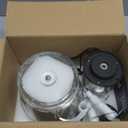 GANIZA Food Processors, Electric Food Chopper with Meat Grinder & Vegetable Chopper - 2 Bowls (8 Cup+8 Cup) with Powerful 450W Copper Motor - Includes 2 Sets of Bi-Level Blades for Fruits/Meat/Nuts (Black)