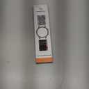 Bandletic Strong Magnetic Bands Compatible with Samsung Galaxy Watch 7/FE/6/5/4 Band 40mm 44mm/Galaxy Watch 5 Pro 45mm/Watch 6 4 Classic 42mm 46mm 43mm 47mm, 20mm Silicone Strap for Women,Black/Orange