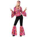 Morph 70s Costumes For Women Hippie Disco Outfit - Retro 60s 70s Style Costume For Parties, Festivals, and Events, Medium