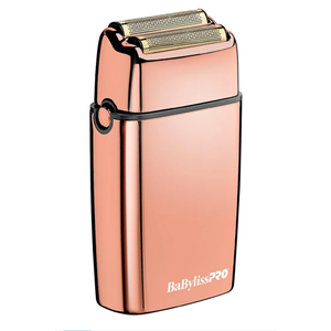 BaBylissPRO METALFX Double Foil Shaver, Handheld Electric Razor for Travel, Portable Cordless Close Face Shaver for Head, Beard, & Neck
