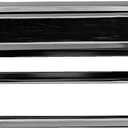 Solid Steel Satin Black Color | Mail Slot Fits to Most Doors | Outer Size 10 Inches by 3 inches | Set with Front and Rear Piece and Screws | Easy Installation and Long Lasting