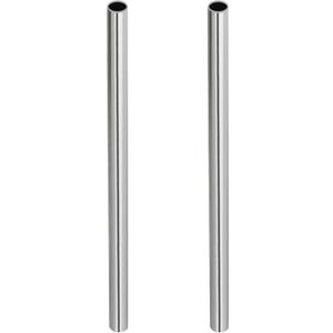 GeilSpace 3/4" 304 Stainless Steel Pipe, 30 inch Length, Heavy Duty Round Metal Weldable Tube, DIY Industrial Metal Tubing (3/4" x 30", 2 PCS)