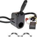 Golf Cart Turn Signal Switch with Golf Cart Light Control Box for Yamaha Club Car EZGO with 9-pin Plug Wiring Harness (12V)