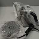 Mecity Electric Kettle Gooseneck Water Kettle Stainless Steel Tea Kettle Water Boiler Fast Heating, Auto Shut Off, 27 fl oz, 1000W, Stainless Steel