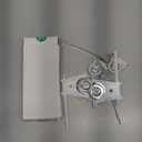 4 Pack Sliding Screen Door Roller Assembly  2 Upper & 2 Lower Rollers, Fits Andersen Part #1997063 & #1997310 (1991 to P), 1-1/4" Nylon Concaved Wheels, Adjustable Replacement.