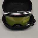 Snowalva Ski Goggles, Snowboard Goggles with 2 UV400 Anti-Fog Detachable Magnet Lenses for Men & Women Adult (Ver.2 Cherry(vlt 11.5%)+clear(vlt 83.5%))