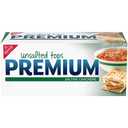 Premium Unsalted Tops Saltine Crackers, Lunch Snacks, 16 oz