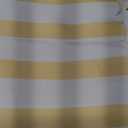 Yellow Stripe Tablecloth 70x120 Inch Sky Yellow and White Striped Fabric Table Cloth Polyester Waterproof Washable Rectangle Table Cover for Outdoor Indoor Kitchen Dining Room Decoration