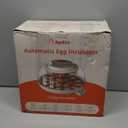 18 Egg Incubator, Automatic and Adjustable Egg Turning, Egg Candler, Temperature and Humidity Control, Hatch Day, 2 Size Egg Tray, Automatic Water Refill, Hatching Chicken Quail Duck Turkey Goose Bird