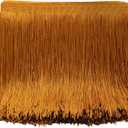 10 Yards of 8" Brown Fringe Trim Tassel Sewing Trim for Clothes Accessories Latin Wedding Dress DIY Lamp Shade Decoration