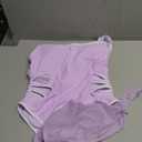 Klyatpxoen 13-14 Years Girls Swimsuit 2PCS Adjustable Straps Cut Out One Piece Bathing Suit with Solid Color Cover Up Skirt