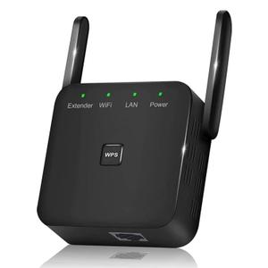 2026 Fastest WiFi Extender Signal Booster Covers 10000 Sq.ft and 80 Devices 2.4GHz High Speed WiFi Repeater with Ethernet Port Eliminate Dead Zones with Wireless Internet Booster for Home