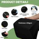 24x36 inches Poster Paper Set of 30, Black Large Poster Board, Blank Display Boards, Heavyweight Poster Paper Bulk for School, Office & Craft Projects