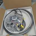 17inch Double Row Wheel Ring Light Kit w/Turn Signal and Braking Functionand Can Controlled by Remote and app Simultaneously with Lock Function