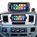 5GWiFi Car Radio for Dodge Ram 1500/2500/3500 2006-2008, Durango Charger 2005-2007, Jeep Grand Cherokee 2005-2007, Commander 2006-2010, 6.8inch Touch Screen Stereo Wireless Carplay Android Auto GPS FM