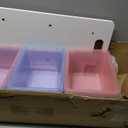 Humble Crew Toy Storage Organizer with 9 Removable Storage Bins for Kids Playroom, 3-Tier with Top Shelf Toddler Toy Organization and Storage, White/Purple/Pink/Blue