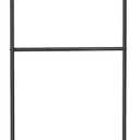 SONGMICS Clothes Rack with Wheels, Double-Rod Clothing Rack for Hanging Clothes, 25.4mm Metal Garment Rack with Dense Mesh Storage Shelf, 110 lb Load Capacity, 2 Brakes, Black UHSR027B01